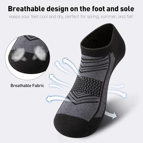 15 Pairs Lightweight Ankle Socks Men/Women   Breathable Bulk Thin Low Cut Socks Value Pack