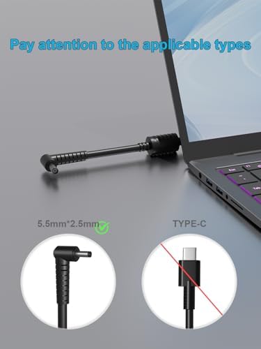 180W Laptop Charger Compatible with MSI GF63 GF65 GS65 GS66 GF62 GL62 GE62 GS70 GF72 GL72 GF75 GP60 WS65 GS40 GE70 GS63 GS43 GS60 GS73 GS75 Stealth Apache Phantom Adapter