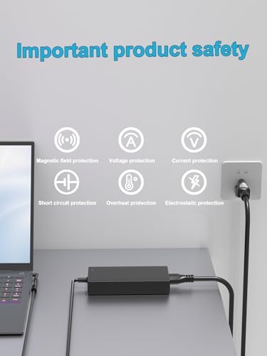 180W Laptop Charger Compatible with MSI GF63 GF65 GS65 GS66 GF62 GL62 GE62 GS70 GF72 GL72 GF75 GP60 WS65 GS40 GE70 GS63 GS43 GS60 GS73 GS75 Stealth Apache Phantom Adapter