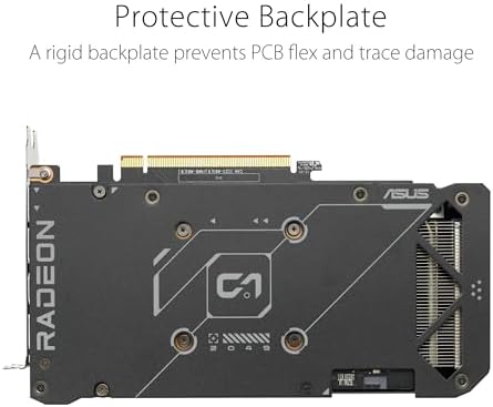 ASUS Dual Radeon  RX 7600 EVO OC Edition 8GB GDDR6  PCIe  4 0  8 GB GDDR6  HDMI  2 1  DisplayPort  1 4a  2 5 Slot Design  Axial tech Fans  GPU Tweak III 