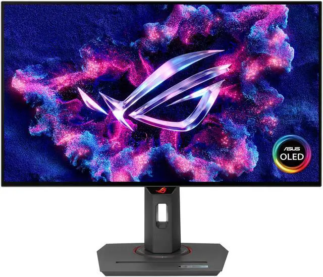 ASUS ROG Strix OLED XG27AQDMGZ gaming monitor 27" 1440p glossy WOLED panel  240 Hz  0 03 ms  custom heatsink  OLED Anti flicker  ASUS OLED Care 99  DCI P3  and DisplayWidget Center