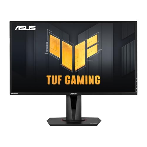 ASUS TUF Gaming 27 2K HDR Gaming Monitor  VG27AQ    QHD  2560 x 1440   165Hz  Supports 144Hz   1ms  Extreme Low Motion Blur  Speaker  G SYNC Compatible  VESA Mountable  DisplayPort  HDMI  Black