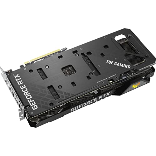 ASUS TUF Gaming NVIDIA GeForce RTX 3060 Ti V2 OC Edition Graphics Card  PCIe 4 0  8GB GDDR6  LHR  HDMI 2 1  DisplayPort 1 4a  Dual Ball Fan Bearings  Military Grade Certification  GPU Tweak II 