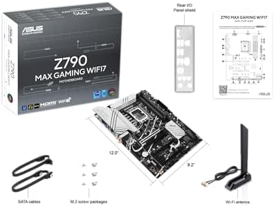 ASUS TUF Gaming Z790 Plus WiFi LGA 1700 Intel 14th 12th &13th Gen  ATX Gaming Motherboard PCIe 5 0 DDR5 4xM 2 Slots 16 1 DrMOS WiFi 6 2 5Gb LAN Front USB 3 2 Gen 2 Type C Thunderbolt 4 USB4  Aura RGB 