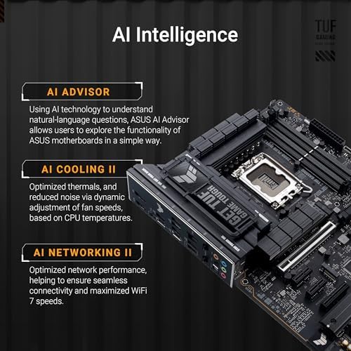 ASUS TUF Gaming Z790 Plus WiFi LGA 1700 Intel 14th 12th &13th Gen  ATX Gaming Motherboard PCIe 5 0 DDR5 4xM 2 Slots 16 1 DrMOS WiFi 6 2 5Gb LAN Front USB 3 2 Gen 2 Type C Thunderbolt 4 USB4  Aura RGB 