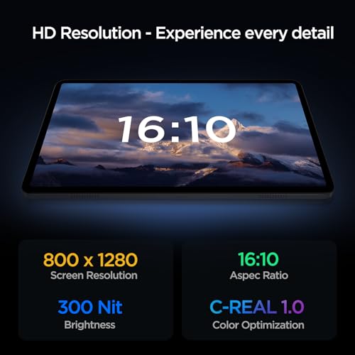 Android Tablet 10 1 inch Android 15 Tablet Octa core CPU 2 Years Protection RAM 12GB ROM 64GB Up to 2 TB 800x1280 Resolution WiFi 6 & Bluetooth 5 4 Dual Speakers 5MP 8MP 6000mAh Black