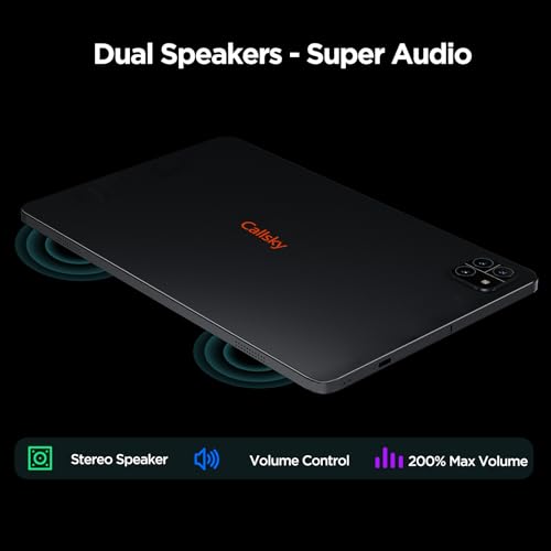 Android Tablet 10 1 inch Android 15 Tablet Octa core CPU 2 Years Protection RAM 12GB ROM 64GB Up to 2 TB 800x1280 Resolution WiFi 6 & Bluetooth 5 4 Dual Speakers 5MP 8MP 6000mAh Black