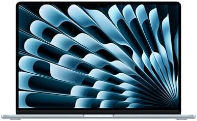 Apple 2025 MacBook Air 15 inch Laptop with M4 chip  Built for Apple Intelligence  15 3 Liquid Retina Display  16GB Unified Memory  256GB SSD Storage  12MP Center Stage Camera  Touch ID  Sky Blue