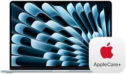 Apple 2025 MacBook Air 15 inch Laptop with M4 chip  Built for Apple Intelligence  15 3 Liquid Retina Display  16GB Unified Memory  256GB SSD Storage  12MP Center Stage Camera  Touch ID  Sky Blue