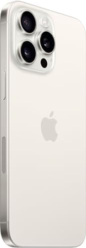Apple iPhone 15 Pro  256GB  White Titanium   Unlocked  Renewed 