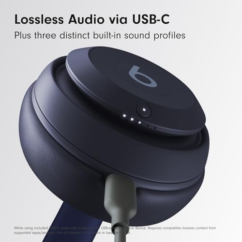 Beats Studio Pro   Premium Wireless Over Ear Headphones  Up to 40 Hour Battery Life  Active Noise Cancelling  USB C Lossless Audio  Apple & Android Compatible   Black
