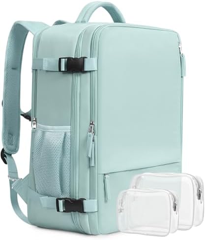 Beraliy Travel Backpack for Men Women  Carry On Backpack  16 Inch Laptop Backpack  Waterproof Hiking Backpack  Casual Outdoor Daypack College Bag  Olive green