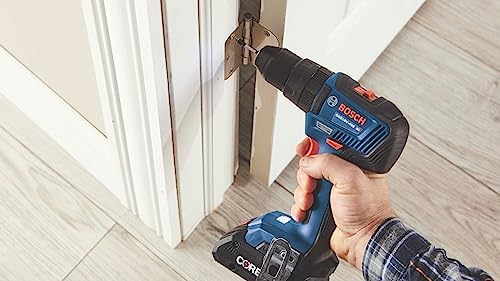 Bosch GXL18V 240B22 18V 2 Tool Combo Kit with 1/2 In  Hammer Drill/Driver  Two In One 1/4 In  and 1/2 In  Bit/Socket Impact Driver/Wrench and  2  2 Ah Standard Power Batteries