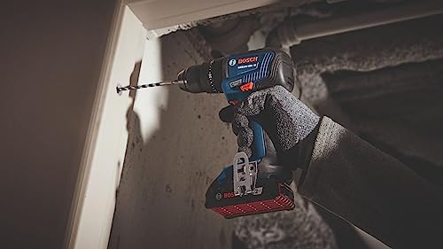 Bosch GXL18V 240B22 18V 2 Tool Combo Kit with 1/2 In  Hammer Drill/Driver  Two In One 1/4 In  and 1/2 In  Bit/Socket Impact Driver/Wrench and  2  2 Ah Standard Power Batteries