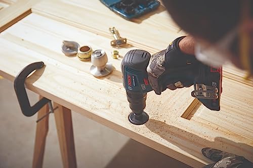 Bosch GXL18V 240B22 18V 2 Tool Combo Kit with 1/2 In  Hammer Drill/Driver  Two In One 1/4 In  and 1/2 In  Bit/Socket Impact Driver/Wrench and  2  2 Ah Standard Power Batteries