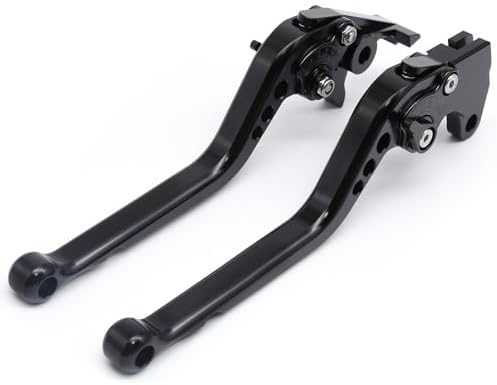CNC Clutch Brake Levers Compatible with RE Himalayan 450 2023 2024 2025  Guerrilla 450 2024 2025 Motorcycle Long Black