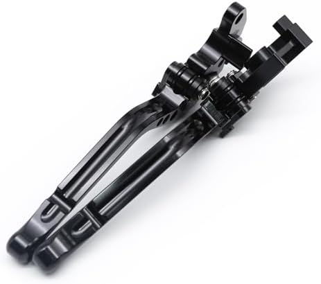 CNC Clutch Brake Levers Compatible with RE Himalayan 450 2023 2024 2025  Guerrilla 450 2024 2025 Motorcycle Long Black