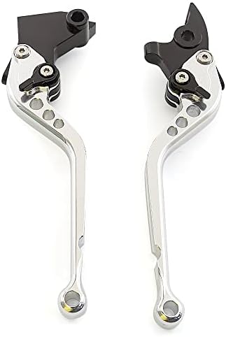 CNC Clutch Brake Levers Compatible with RE Himalayan 450 2023 2024 2025  Guerrilla 450 2024 2025 Motorcycle Long Black