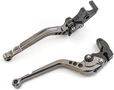 CNC Clutch Brake Levers Compatible with RE Himalayan 450 2023 2024 2025  Guerrilla 450 2024 2025 Motorcycle Long Black
