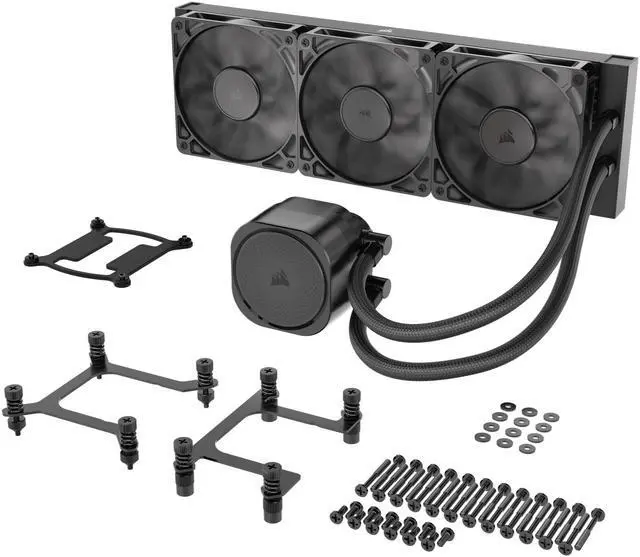 CORSAIR NAUTILUS 360 RS Liquid CPU Cooler   RS120 Fans   Fits Intel  LGA 1851/1700  AMD   AM5/AM4   Simple Daisy Chain   Direct Motherboard Connection