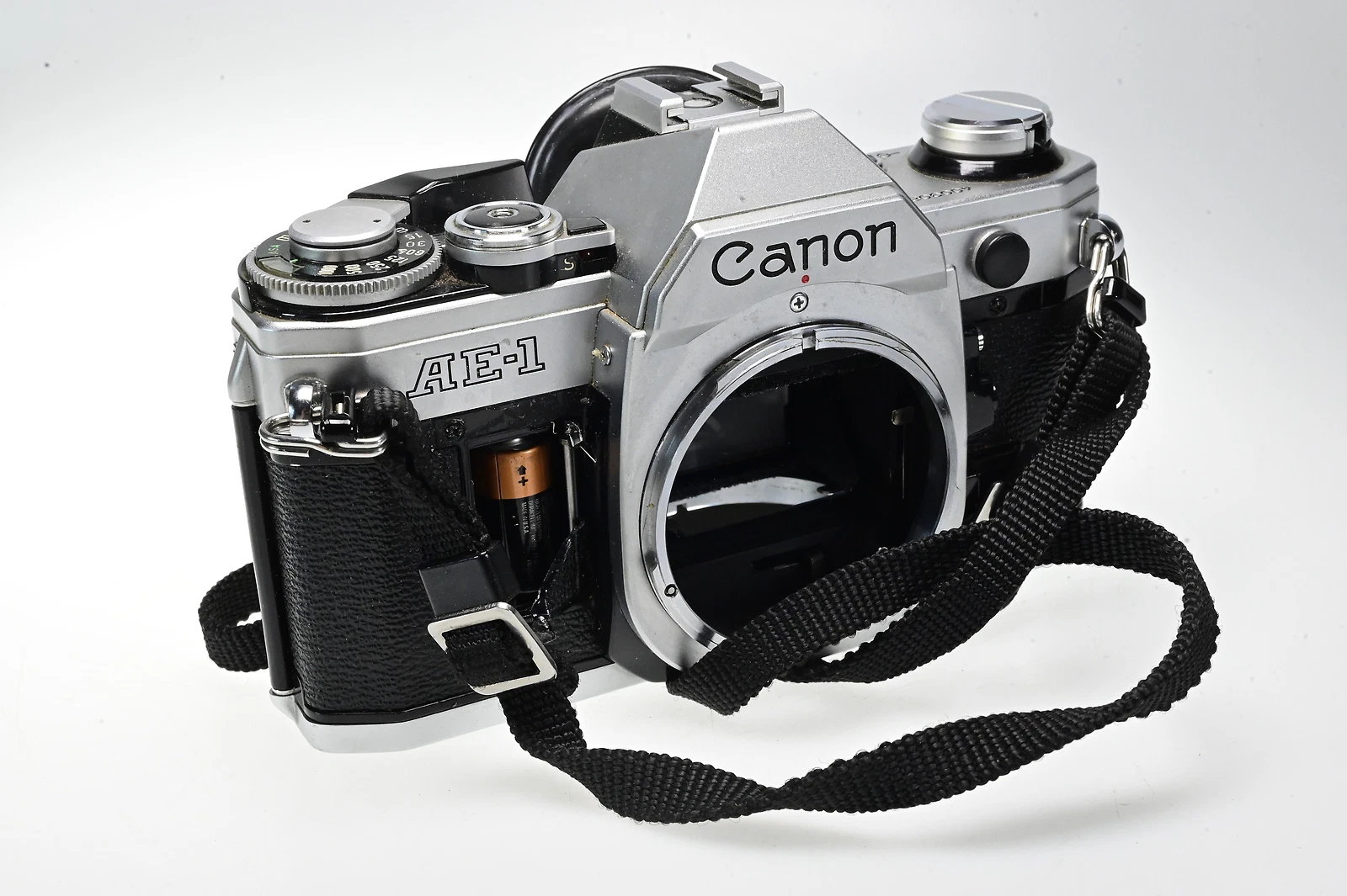 Canon AE 1 Program SLR Film Camera Body AE1 Program Chrome #G540