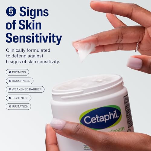 Cetaphil Face & Body Moisturizer  Hydrating Moisturizing Cream for Dry to Very Dry  Sensitive Skin  NEW 20 oz  Fragrance Free  Non Comedogenic  Non Greasy  Packaging May Vary 