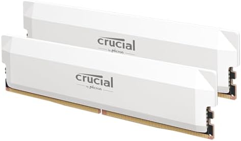 Crucial Pro DDR5 RAM 32GB Kit  2x16GB   6400MHz CL32  Overclocking Desktop Gaming Memory  Intel XMP 3 0 & AMD Expo Compatible  Black   CP2K16G64C32U5B