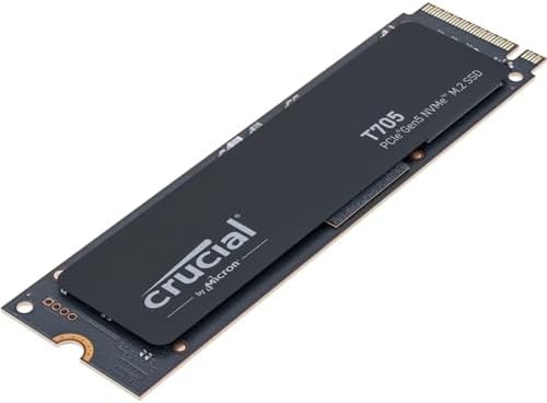 Crucial T710 PCIe Gen5 NVMe 2TB SSD  Up to 14 900 MB/s  Laptop & Desktop Compatible  PC   for Creatives and Hardcore Gamers  Solid State Drive  Includes 1Mo Adobe CC   CT2000T710SSD8 01