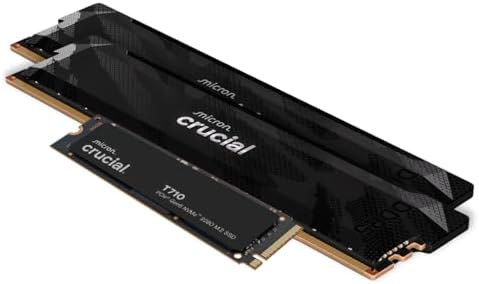 Crucial T710 PCIe Gen5 NVMe 1TB SSD  Up to 14 900 MB/s  Laptop & Desktop Compatible  PC   for Creatives and Hardcore Gamers  Solid State Drive  Includes 1Mo Adobe CC   CT1000T710SSD8 01