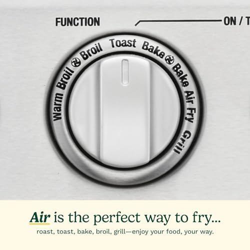 Cuisinart Air Fryer Toaster Oven with Grill  1800W 8 1 Air Fryer Oven with Bake  Convection Bake  Grill  Broil and Warm Options  Large Capacity  60 Minute Timer  TOA 70NAS  Stainless Steel