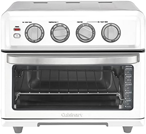 Cuisinart Air Fryer Toaster Oven with Grill  1800W 8 1 Air Fryer Oven with Bake  Convection Bake  Grill  Broil and Warm Options  Large Capacity  60 Minute Timer  TOA 70NAS  Stainless Steel