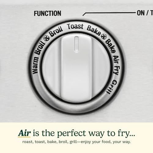 Cuisinart Air Fryer Toaster Oven with Grill  1800W 8 1 Air Fryer Oven with Bake  Convection Bake  Grill  Broil and Warm Options  Large Capacity  60 Minute Timer  TOA 70NAS  Stainless Steel