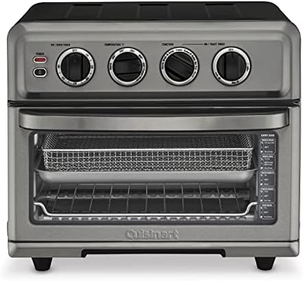 Cuisinart Air Fryer Toaster Oven with Grill  1800W 8 1 Air Fryer Oven with Bake  Convection Bake  Grill  Broil and Warm Options  Large Capacity  60 Minute Timer  TOA 70NAS  Stainless Steel