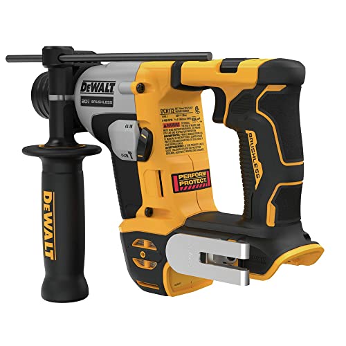 DEWALT 20V MAX SDS Plus Rotary Hammer Drill  Cordless  5/8 in   Tool Only  DCH172B 