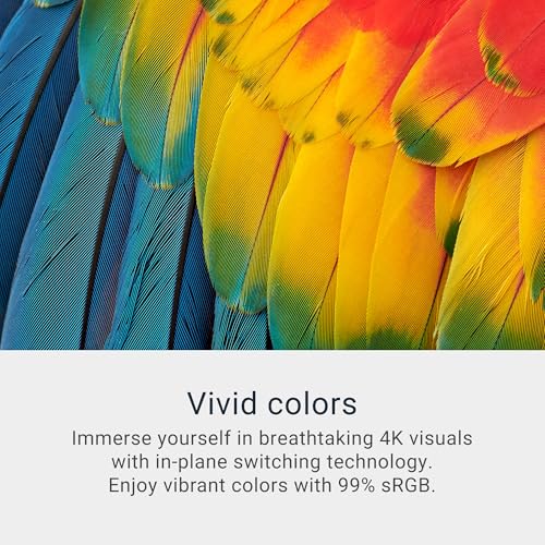 Dell 27 Plus 4K Monitor   S2725QS   27 inch 4K  3840 x 2160  120Hz 16 9 Display  IPS Panel  AMD FreeSync Premium  sRGB 99   Integrated Speakers  1500 1 Contrast Ratio  Comfortview Plus   Ash White