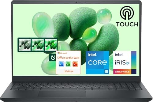 Dell Inspiron 15 6 FHD Touchscreen Business Laptop  13th Gen Intel Core i5  Beat i7 1250U   16GB RAM  512GB External and 256GB SSD Storage  Win 11  Office 365 for Web  USB C  no Mouse