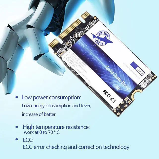 Dogfish M 2 2242 120GB Ngff SATA3 Internal Solid State Drive 42MM 3D NAND TLC SATA III 6 Gb/s Laptop Hard Drive M2  120GB M 2 2242 