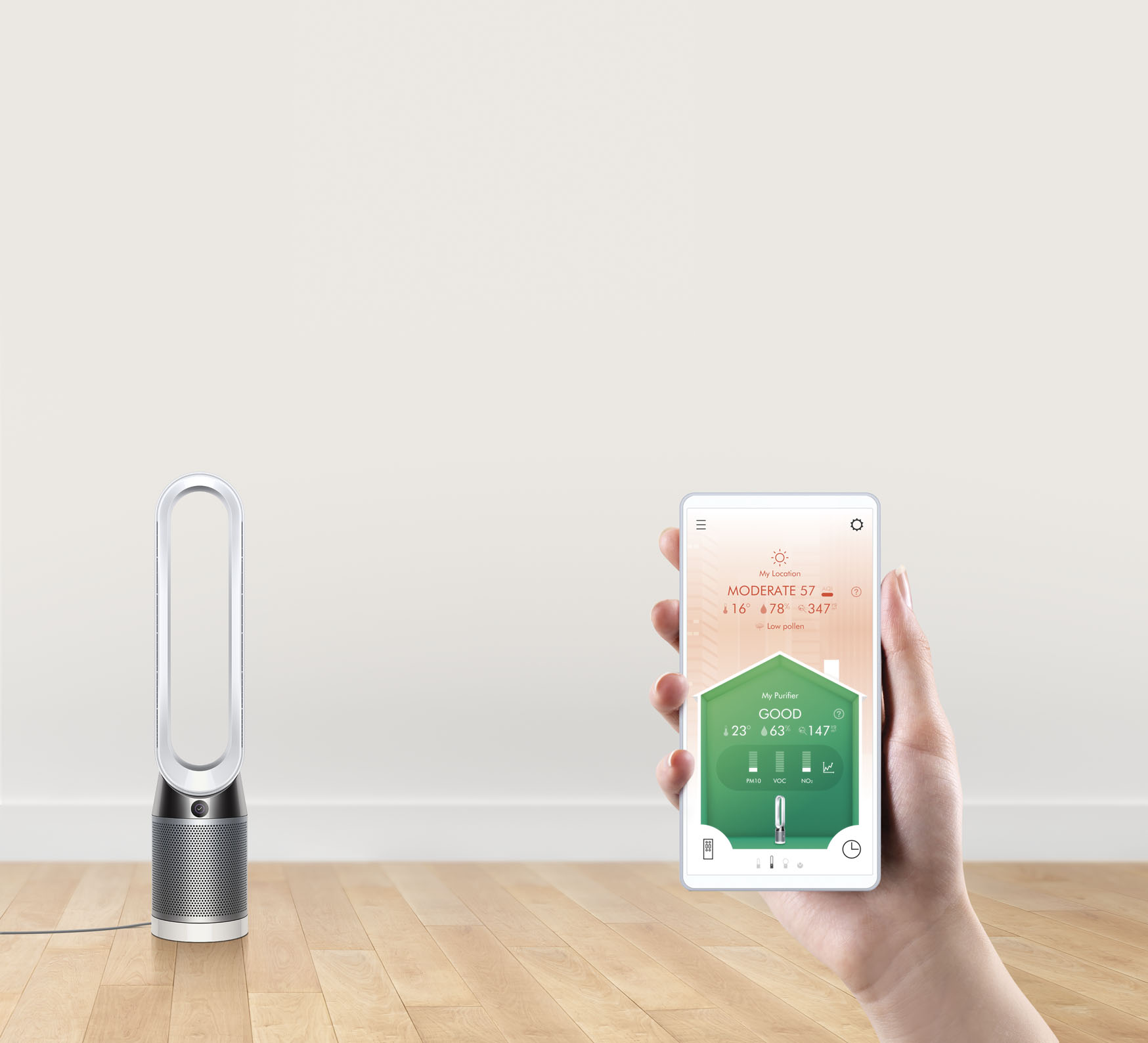 Dyson TP04 Pure Cool Purifying Connected Tower Fan   Certified Refurbished