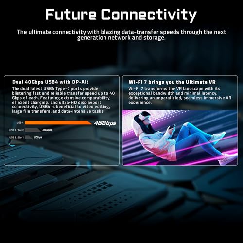 GIGABYTE X870 Gaming X WIFI7 AMD AM5 LGA 1718 Motherboard  ATX  DDR5  3X M 2  PCIe 5 0  USB4  WIFI7  2 5GbE LAN  EZ Latch  5 Year Warranty