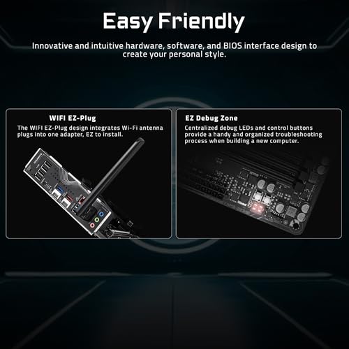 GIGABYTE X870 Gaming X WIFI7 AMD AM5 LGA 1718 Motherboard  ATX  DDR5  3X M 2  PCIe 5 0  USB4  WIFI7  2 5GbE LAN  EZ Latch  5 Year Warranty