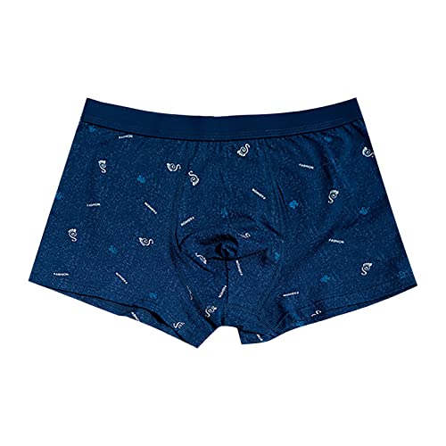 Generic New Oversized RC Cotton Printed Mens Panties Sexy Breathable 3D Traceless Boxer Disposable Underwear Men  BU2  XXXXL   4X Large