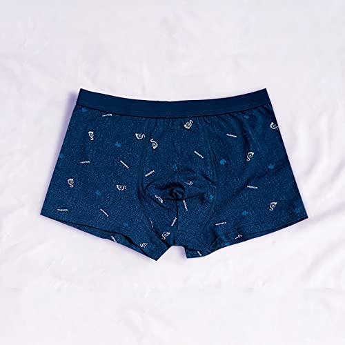 Generic New Oversized RC Cotton Printed Mens Panties Sexy Breathable 3D Traceless Boxer Disposable Underwear Men  BU2  XXXXL   4X Large