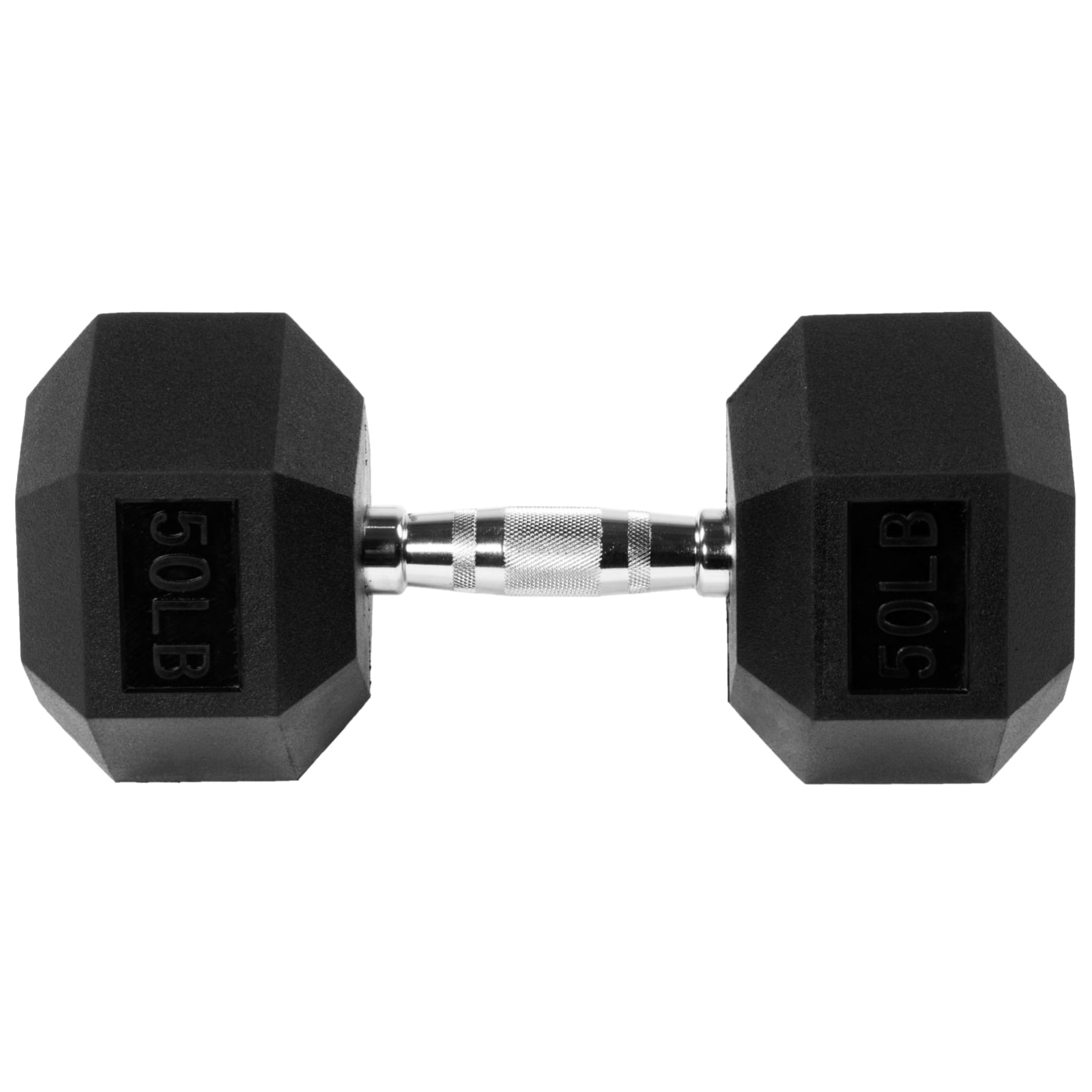 Gianna 50 lbs Hex Dumbbells with Rubber Coated  Hand Weights for Exercises and Fitness