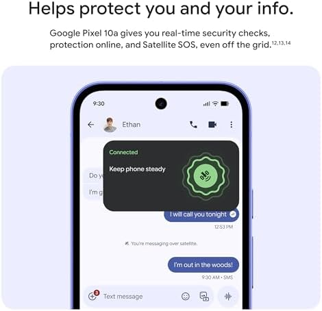 Google Pixel 10a   Unlocked Android Smartphone   7 Years of Pixel Drops  30  Hours Battery  Camera Coach  Gemini Live  Durable Design  Call Screen  Car Crash Detection   Berry   256 GB  2026 Model 