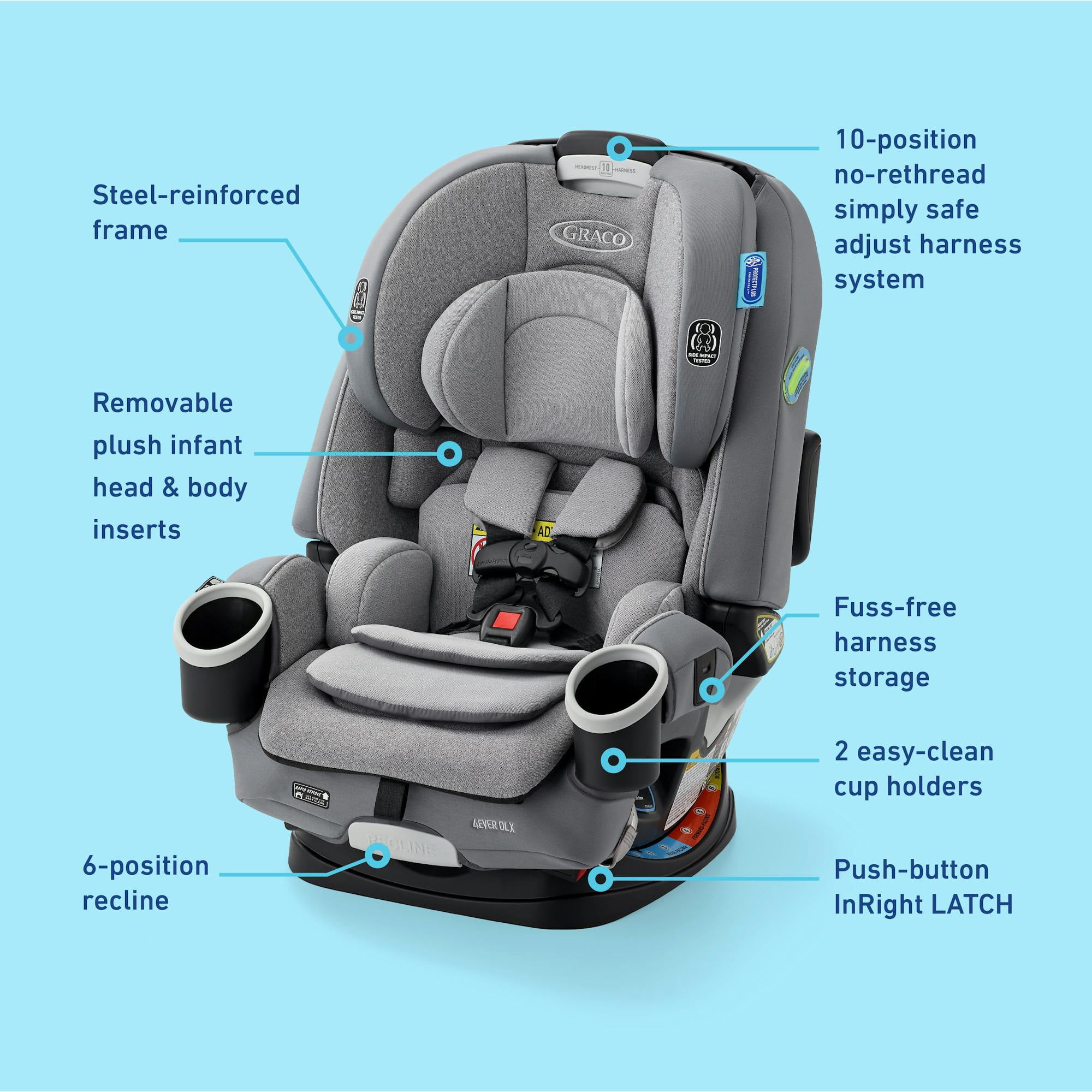 Graco 4Ever  DLX 4 in 1 Car Seat