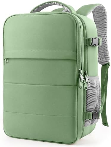 HOTOR Travel Backpack   Flight Approved Travel Bag for Men and Women  Carry on Luggage for 15 6 Laptop and Travel Essentials for Work  Business  Weekender  College 11 8x7 9x17 3  Black 