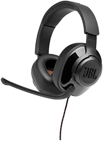 JBL Quantum 300   Wired Over Ear Gaming Headphones with JBL Quantum Engine Software   Black  Large