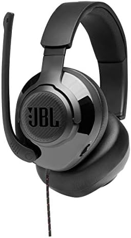 JBL Quantum 300   Wired Over Ear Gaming Headphones with JBL Quantum Engine Software   Black  Large