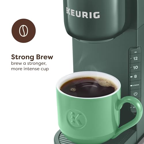 Keurig K Express Single Serve K Cup Pod Coffee Maker  3 Brew Sizes  Strong Button Feature  42oz Removable Reservoir  Evergreen