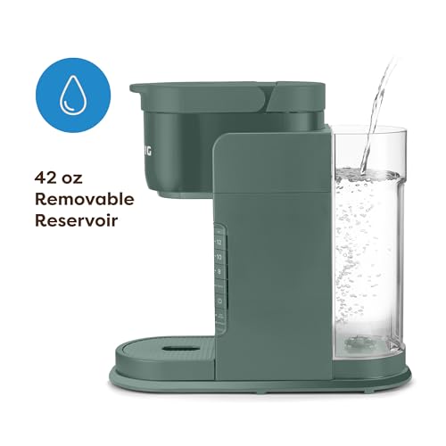 Keurig K Express Single Serve K Cup Pod Coffee Maker  3 Brew Sizes  Strong Button Feature  42oz Removable Reservoir  Evergreen